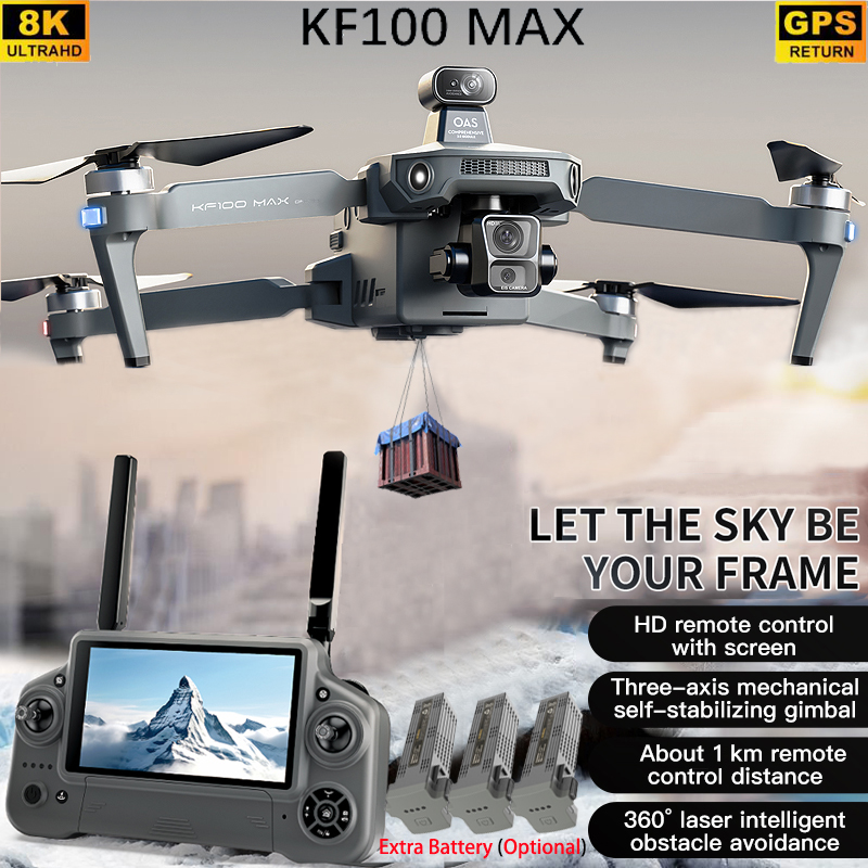 Drone Camera 4K - KF100 MAX GPS Drone 4K Camera