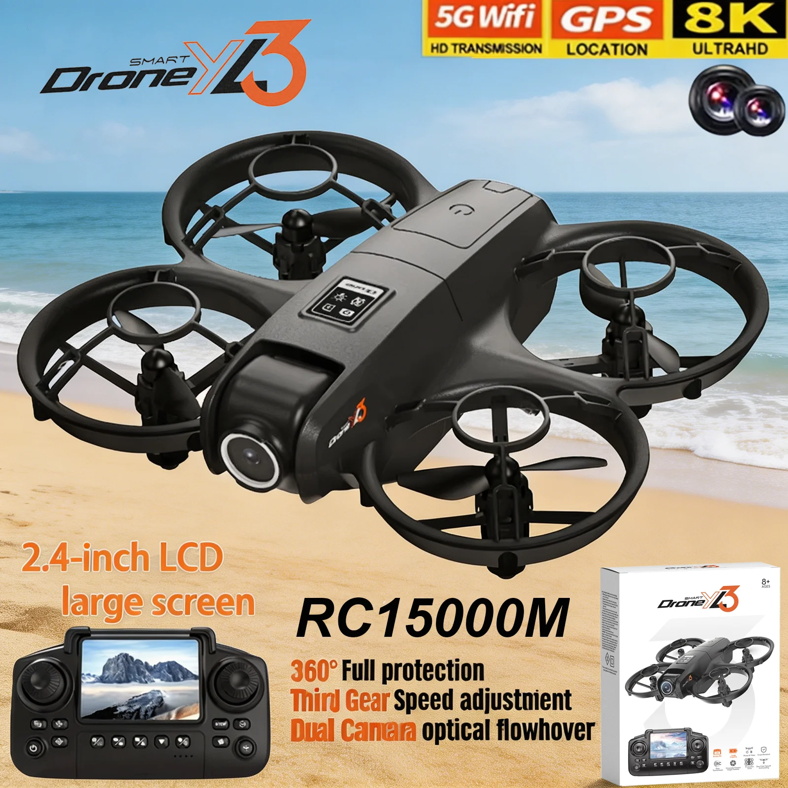 Drone Camera Professional - New YL3 RC Drone 8K 1080P