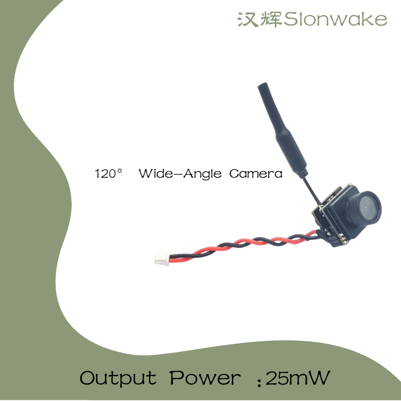 Slonwake 5.8G 48CH 25mW FPV VT - Drone Camera Wide Angle 评论和价格