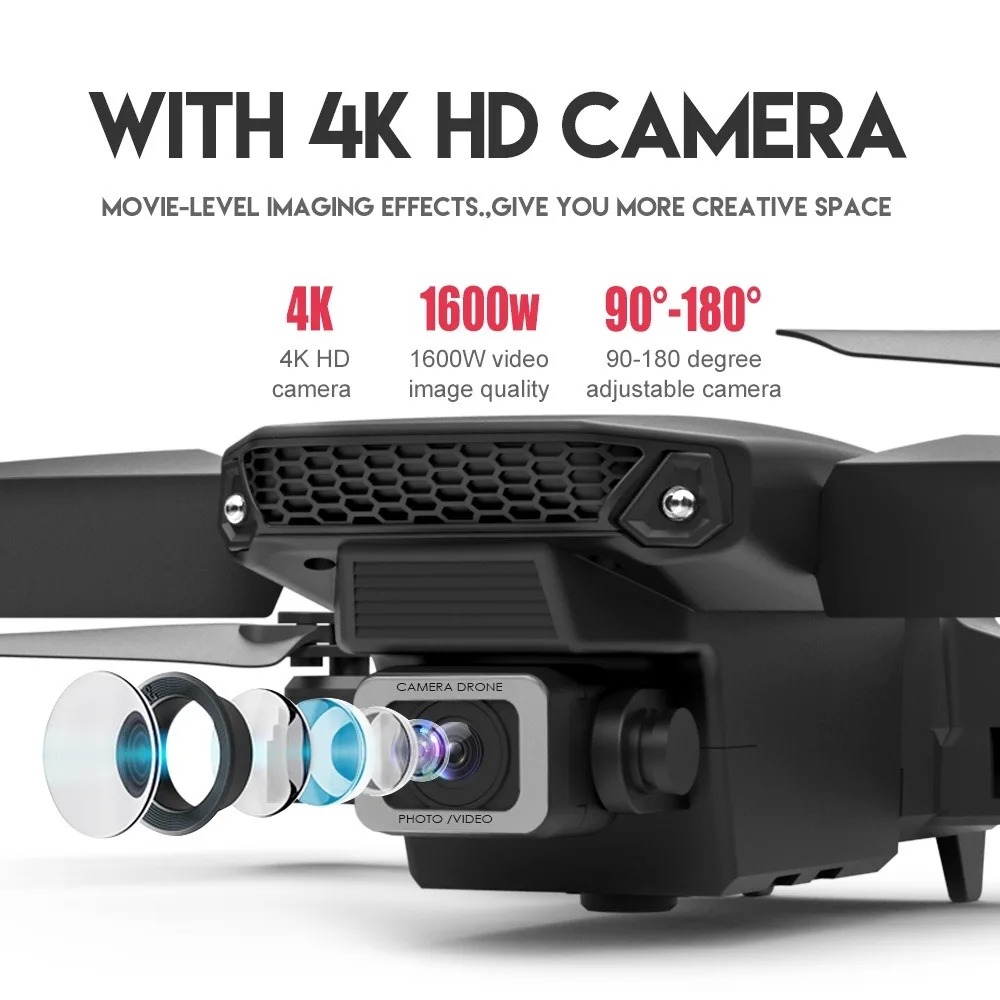 RC Drone New E88Pro 4K Profess - Drone Camera Wide Angle 评论和价格