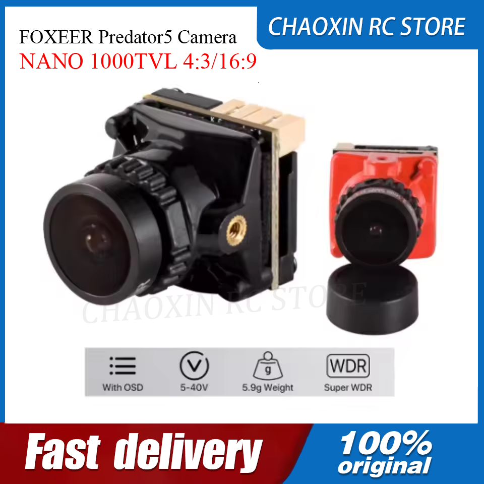FOXEER Predator5 Camera NANO 1 - Drone Camera Lens 评论和价格