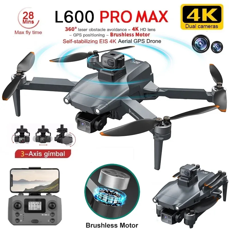 L600 PRO MAX GPS Drone Profess - Drone Camera Professional 评论和价格