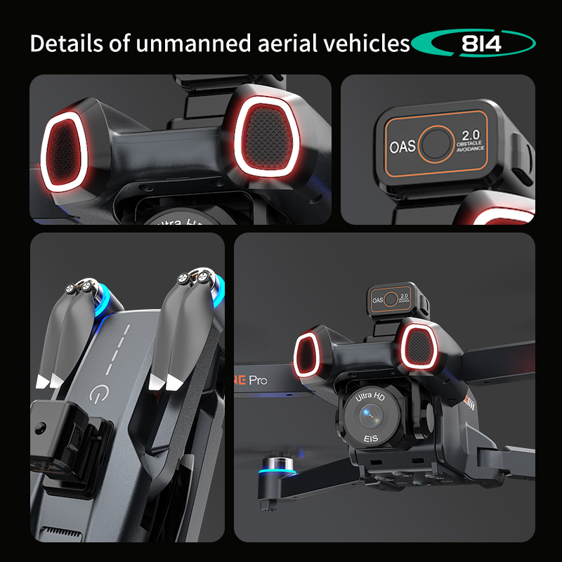 814 drone profissional 4K HD C - Drone Camera 4K 评论和价格