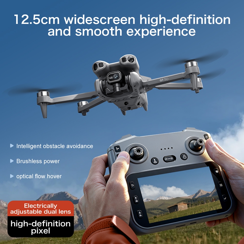 GT50 Mini Drone Dual Camera 8K - Drone Camera Mount 评论和价格